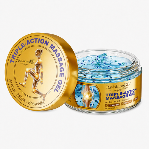 Triple Action Massage Gel, Fast-Absorbing Body Gel for Daily Massage💝