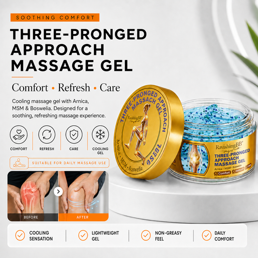 Triple Action Massage Gel, Fast-Absorbing Body Gel for Daily Massage💝